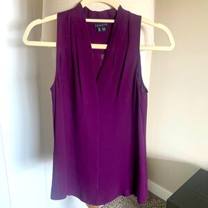 100% silk Theory sleeveless blouse, size P